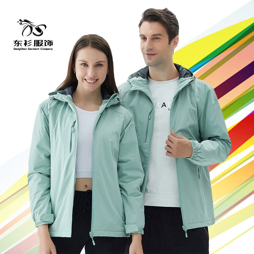单层冲锋衣定印制logo秋冬加冲锋衣定制/加工