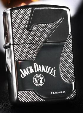 ZIPPO原装正品 防风打火机 盔甲加厚黑冰杰克丹尼 专柜正版限量版