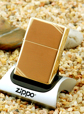 美国原装正品 ZIPPO打火机 芝宝纯铜 古典铜切角镜子 专柜正版