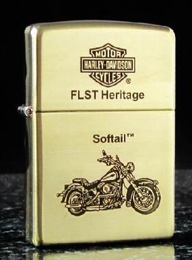 ZIPPO原装正品打火机 纯铜哈雷象征 哈雷摩托车 专柜正版 限量版