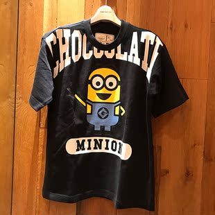 香港it潮牌CHOCOOLATE小黄人2025春夏男女情侣宽松短袖棉T恤1146