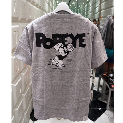 it潮牌CHOCOOLATE X POPEYE大力水手2024春夏打底男短袖T恤1402
