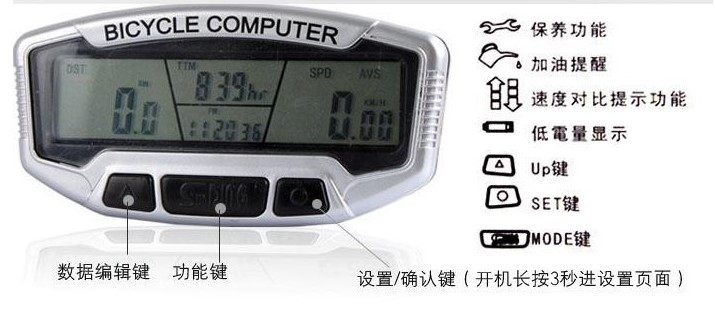 Compteur de vélo SUNDING - Ref 2433221 Image 4