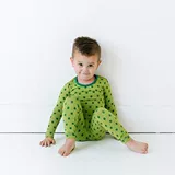 Kickee Pants Lucky Clover Pajama с длинным рукавом Tee l