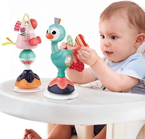 iPlay iLearn Baby Rattles Set Infant High Chair Toys W/ Su_虎窝淘