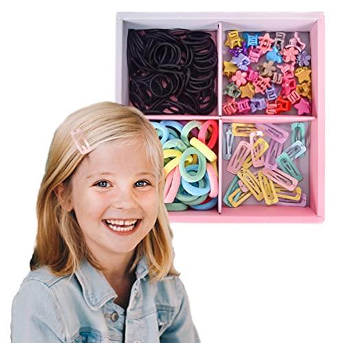 200 pieces baby girls hair accessory set with gift packing b