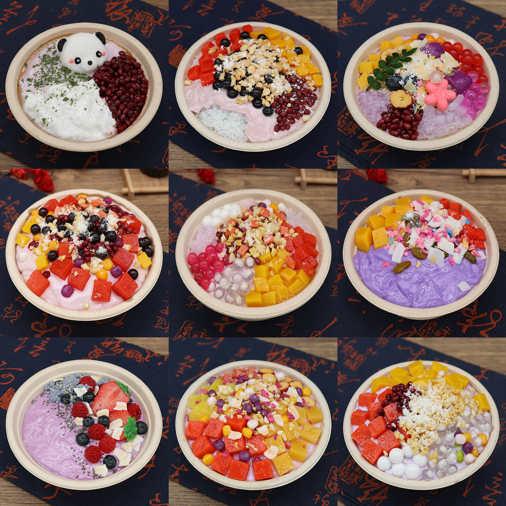 仿真麻薯芋泥冰模型来图定制淤泥芋圆食品模具餐饮橱窗展示样品