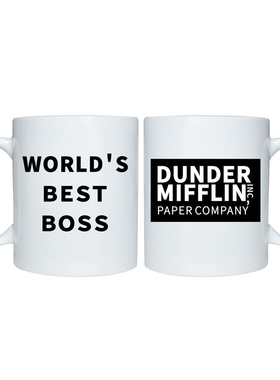 办公室老板陶瓷马克咖啡杯dunder mifflin world_s best Boss mug