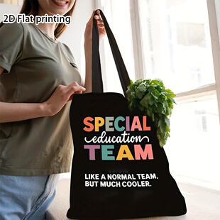 百搭实用多风格印花帆布包搞怪鸽子悉尼地标教师图案通勤购物袋