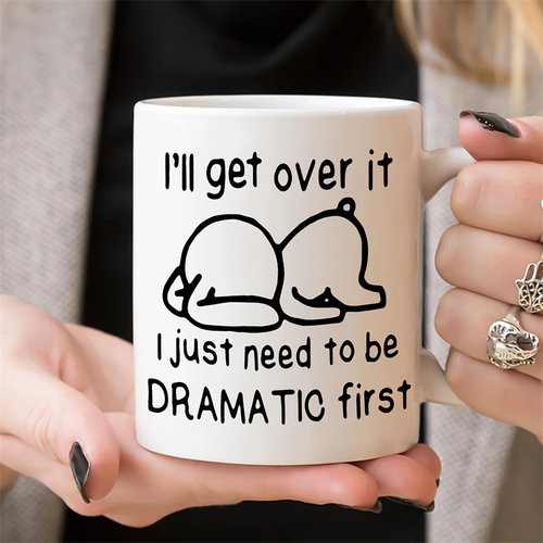 05速卖通亚马逊欧美跨境我要克服它个性设计感Ceramic Coffee Mug