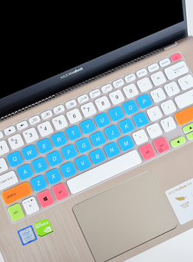 华硕A豆笔记本键盘保护贴膜电脑adol Y406UA V4000F X412F Y4200