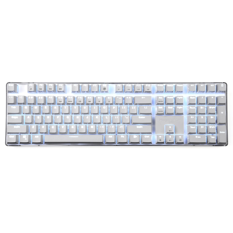 升派 魔蛋 Magicforce 晶体 crystal 108键 机械键盘保护膜电脑套