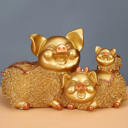 金猪家居装电视柜婚庆开业礼品