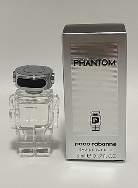 Paco Rabanne 新品帕高幻影男士淡香水小样5mlEDT 木质馥奇香调