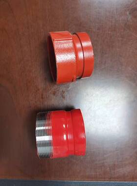 沟丝大小头65一头内丝一头沟槽76转换沟槽丝扣60 DN50内丝转沟槽