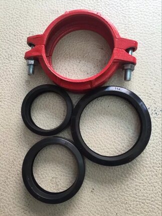 卡箍垫圈钢卡垫圈消防接头密封圈橡胶垫圈O型胶圈3240 89 114 165