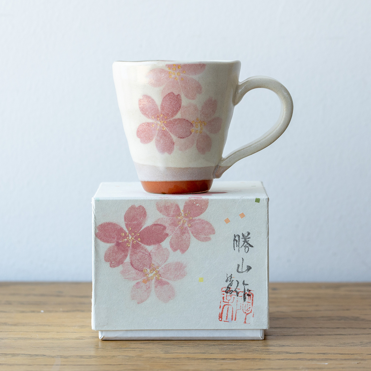 日本美浓烧樱花马克杯咖啡杯水杯