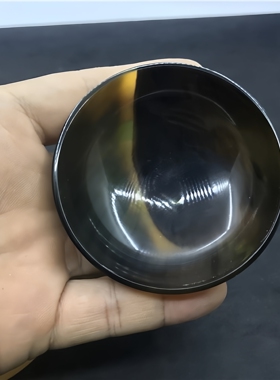 黑牛角碗口径7.5-8.5厘米