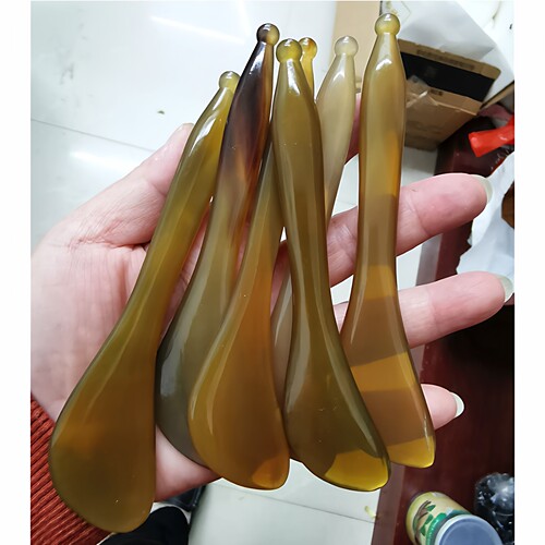 天然黄牛角加厚刮刀厚约1厘米