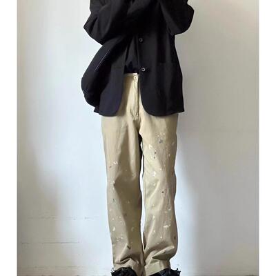 美式复古直筒工装休闲裤