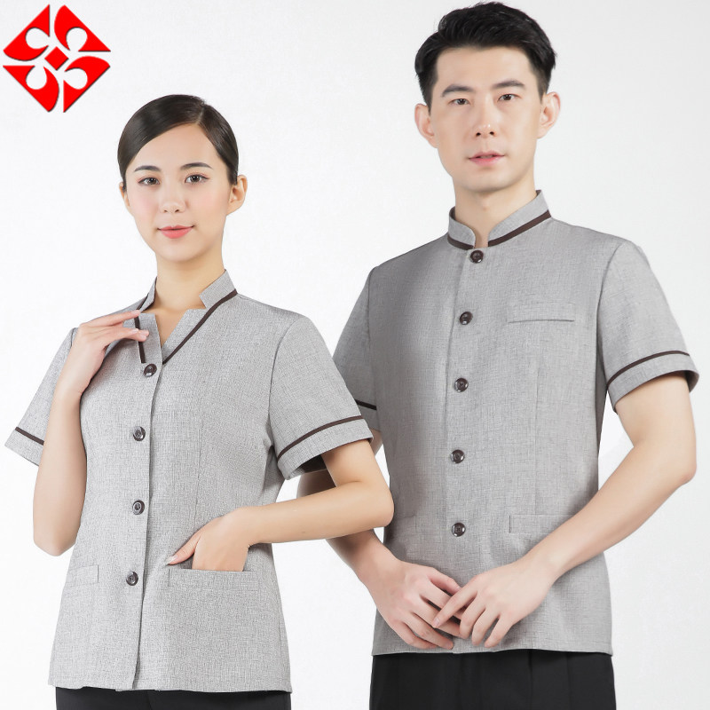 家政物业保洁服透气酒店宾馆清洁阿姨保洁工作服夏季薄款套装男女