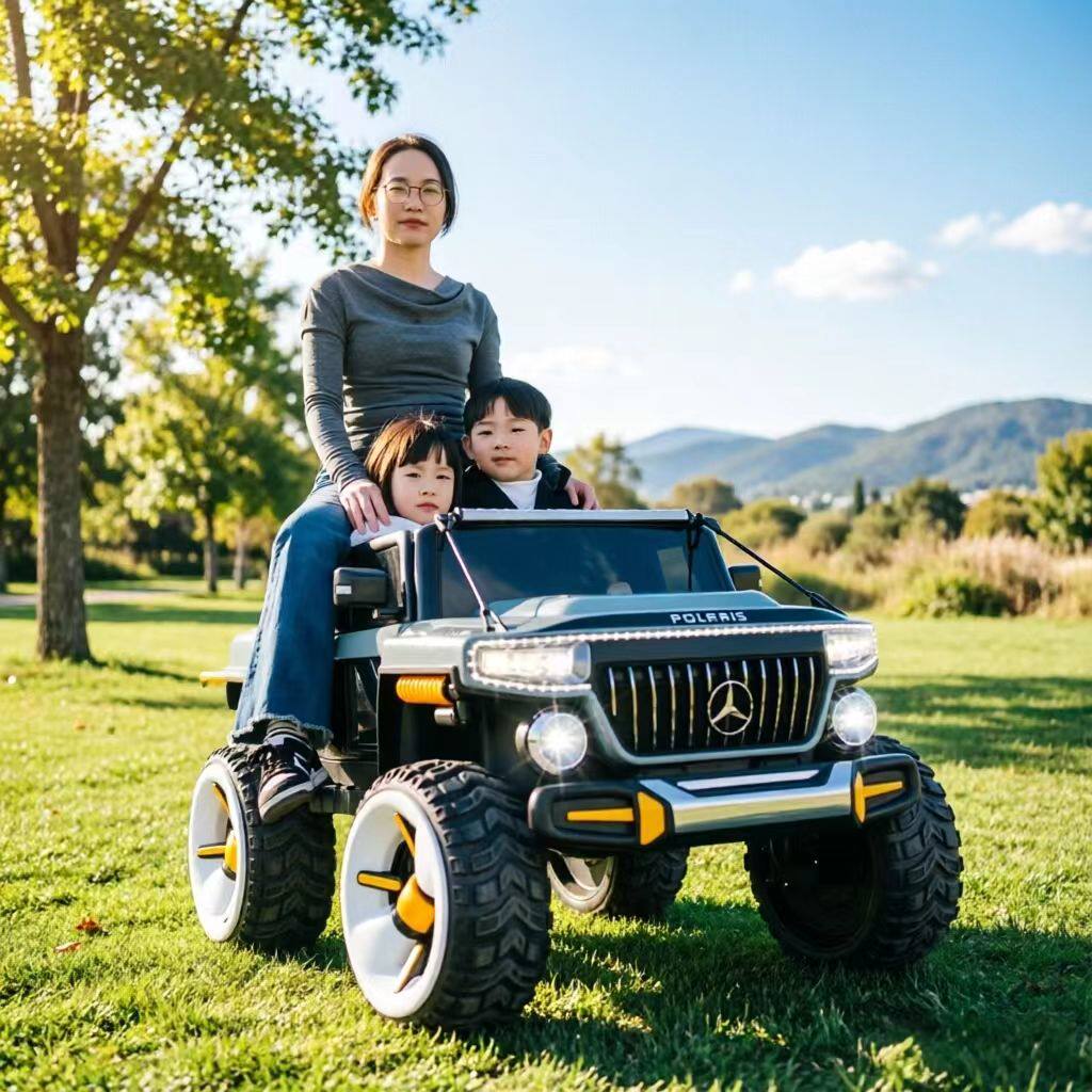 儿童电动车可坐男女小孩遥控汽车