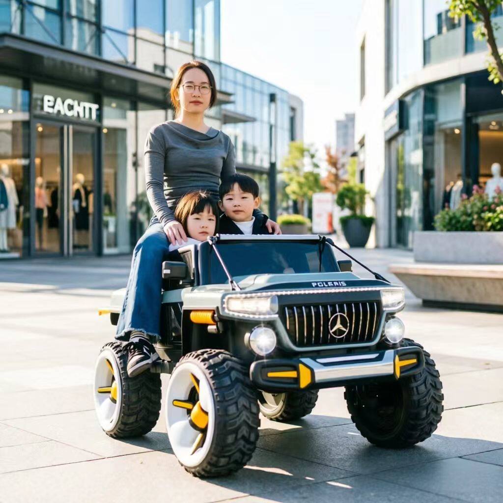 儿童电动车可坐男女小孩遥控汽车