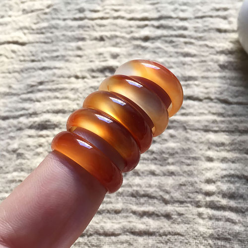 正品玛瑙冰种飘花水晶玉石戒指