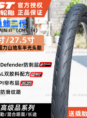 CST正新26/2.75寸山地车半光头胎