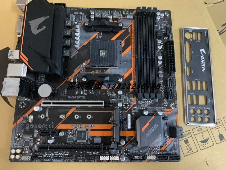 技嘉 b450m aorus elite 小雕 游戏电竞主板am4 5v3针 12v4针 rgb