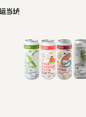 【大九酿造】降临浑浊IPA流体果泥酸九窨茉莉小麦啤酒国产精酿500