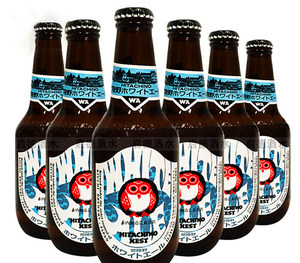 24瓶 整箱日本常陆野猫头鹰小麦白啤酒Hitachino Nest330ml精酿