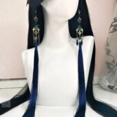 古风耳挂男女耳饰流苏背云腰挂COS新中式 多用无耳洞国风耳坠长款