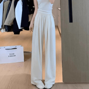 可调节无托腹奶芙九分裤 孕妇装 外穿休闲直筒阔腿裤 薄款 2026夏季