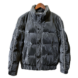 冬季社会小伙立领压花羽绒服短款白鸭绒男外套4YR652-P140控190，男装羽绒服，电商A400-1（原B352）
