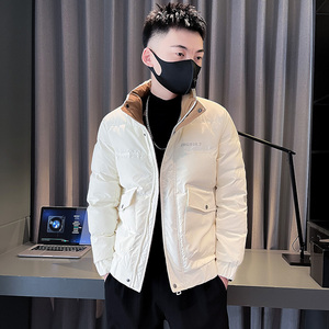 23男士冬季新款潮流休闲工装加厚立领羽绒外套-9 YR703-P155控208图片