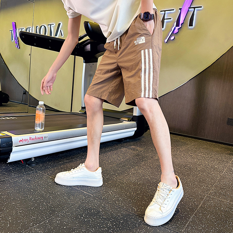 K71-P4523夏季新款社会小伙三条杠休闲运动短裤五分裤-2，男装休闲裤，电商A400-1（原B352）