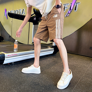 K71-P45 23夏季新款社会小伙三条杠休闲运动短裤五分裤-2,男装休闲裤,电商A400-1（原B352）