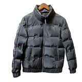 冬季社会小伙立领压花羽绒服短款白鸭绒男外套7YR658-P130控170，男装羽绒服，电商A400-1（原B352）