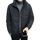 新款冬季店主风修身立领刺绣轻薄羽绒服男外套1MY28-P155控205，男装羽绒服，电商A400-1（原B352）