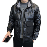 冬季店主风新款立领刺绣羽绒服外套羽绒夹克YR605-P148控198，男装羽绒服，电商A400-1（原B352）