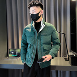 23男士冬季新款潮流休闲工装加厚立领羽绒外套-YR703-P155控208，男装羽绒服，电商A400-1（原B352）