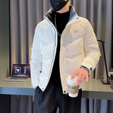 2024冬季潮牌男立领修身保暖加厚羽绒服外套-0YR705-P168控228，男装羽绒服，电商A400-1（原B352）