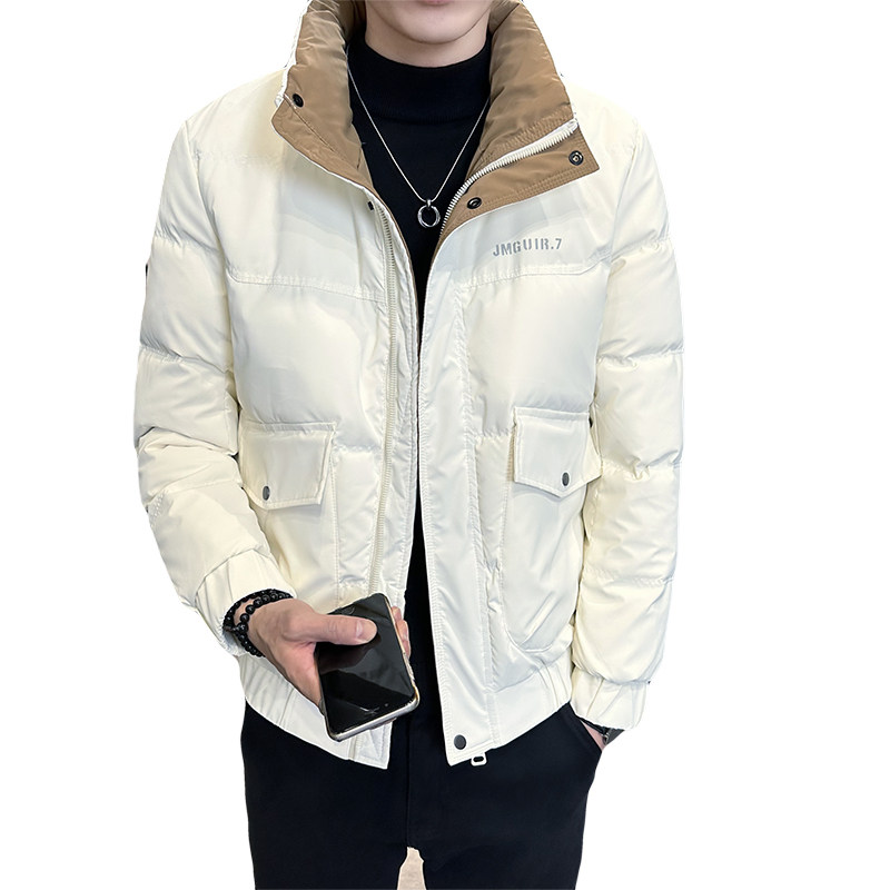 23冬季新款店主风休闲工装加厚立领羽绒外套-3YR703-P155控208,男装羽绒服,电商A400-1（原B352）