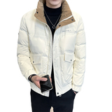 23冬季新款店主风休闲工装加厚立领羽绒外套-3YR703-P155控208，男装羽绒服，电商A400-1（原B352）