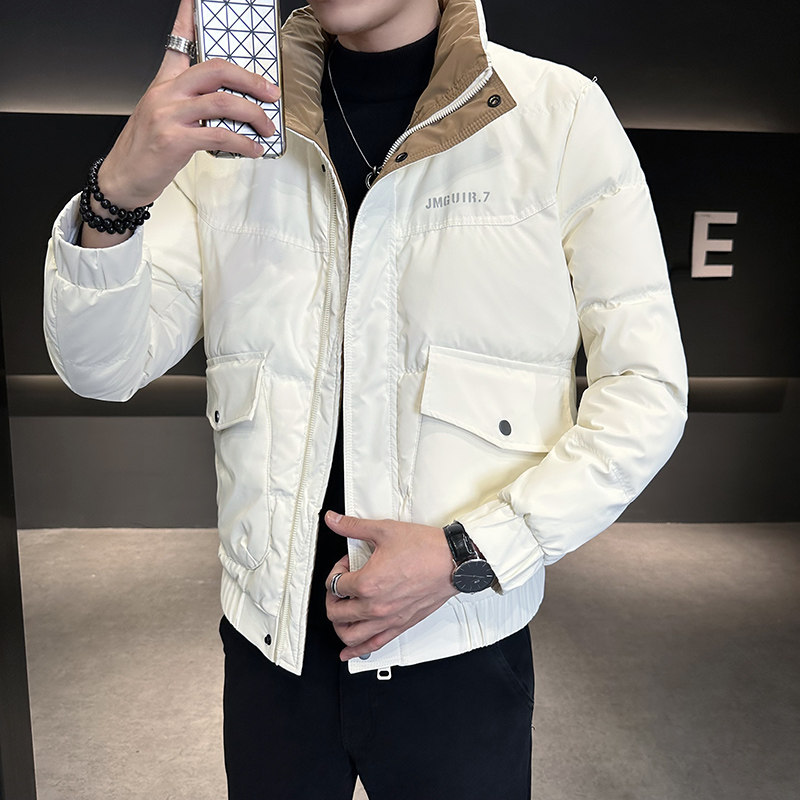 23冬季新款店主风休闲工装加厚立领羽绒外套-3YR703-P155控208,男装羽绒服,电商A400-1（原B352）