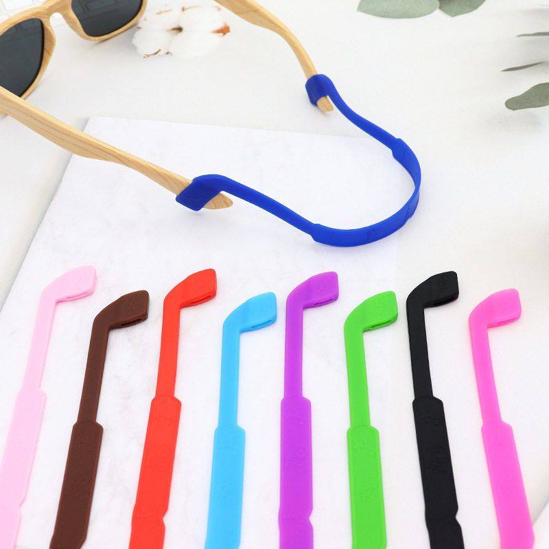 成人防滑眼睛眼镜挂绳打球硅胶