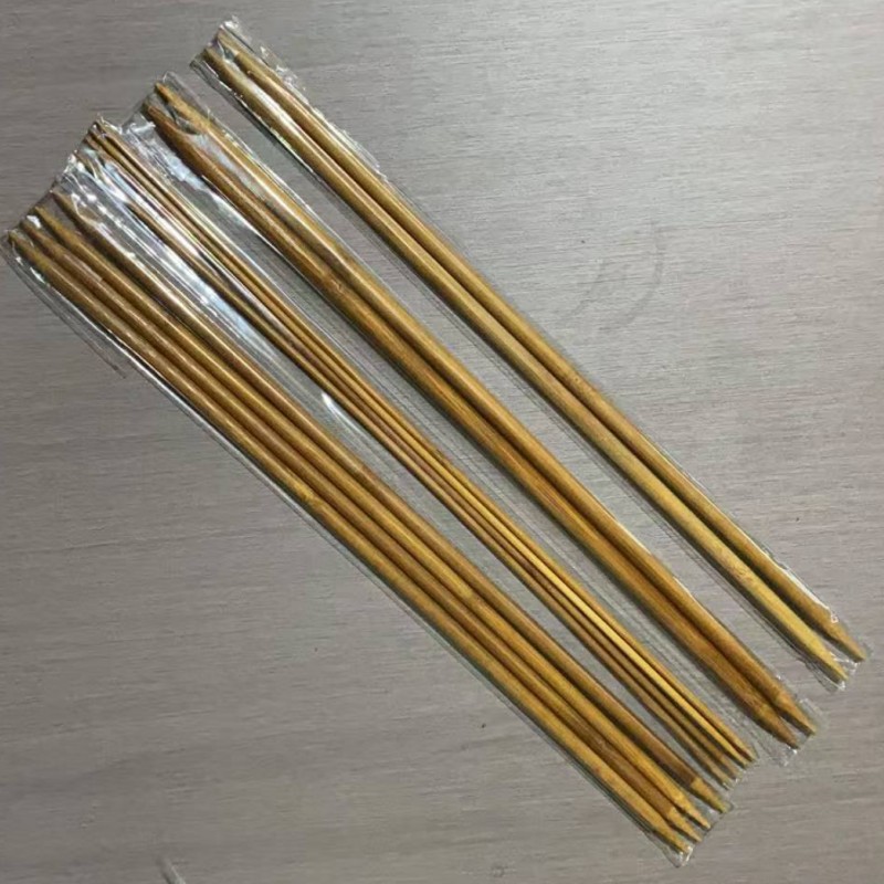 竹针毛衣针编织工具竹炭针棒针织毛衣织袜子织毯子毛毛别针玩偶