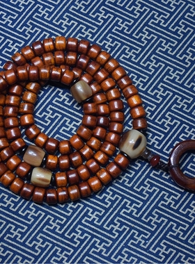 佛珠念珠男女款纯牛骨西藏手链