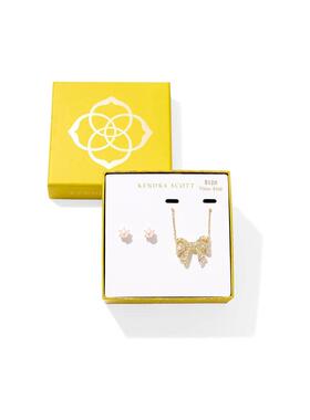 代购Kendra Scott女士项链套装优雅精致闪耀百搭蝴蝶结造型